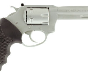 Charter Arms Pathfinder .22 WMR revolver 4.2 inch stainless with rubber grip and adjustable rear sight