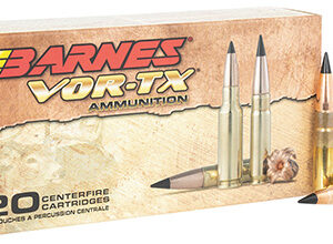 Barnes Bullets 30827 VOR-TX Rifle 300 Blackout 120 gr TAC-TX Boat Tail 20 Per Box/ 10 Case