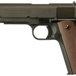 97701 Inland MFG ILM1911 1911 A1 Government 45 ACP 7+1 5" Barrel, Black Parkerized Steel Frame w/Beavertail, Serrated Steel Slide, Wood Grip, Manual Safety