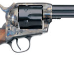 9793 Taylors & Company 550893 1873 Cattleman SAO 357 Mag Caliber with 4.75" Blued Finish Barrel, 6rd Capacity Blued Finish Cylinder, Color Case Hardened Finish Steel Frame & Walnut Grip