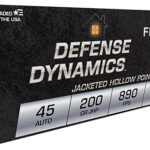 98279 Fiocchi 45B500 Defense Dynamics 45 ACP 200 gr Jacket Hollow Point 50 Per Box/ 10 Case