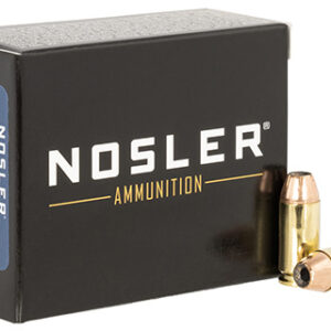 Nosler 51283 Assured Stopping Power Handgun 40 S&W 150 gr Jacket Hollow Point 20 Per Box/ 20 Case