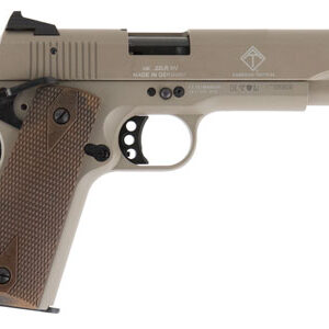 German Sport Guns GSG-1911 .22 LR 5 inch tan pistol with threaded barrel