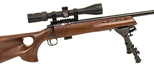 Davey Crickett Model 722 Varmint .22 LR 20 inch bull barrel walnut thumbhole stock