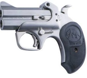 Bond Arms Papa Bear derringer .45 Long Colt/.410 3 inch stainless steel with extended black rubber grip