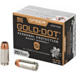 CCI23974GD 1 SPR GOLD DOT 40SW 180GR HP SB 20/200