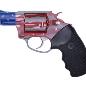 Charter Arms Old Glory .38 Special 2-inch revolver with red white blue American flag finish