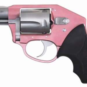 Charter Arms The Pink Lady .38 Special 2-inch pink aluminum-frame revolver with stainless barrel and 5-shot cylinder