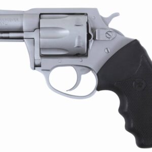 Charter Arms Police Undercover .38 Special revolver with stainless finish and black rubber grip