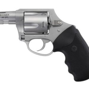 Charter Arms Boomer .44 S&W Special 2-inch matte stainless revolver with black rubber grip