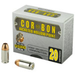 COR38090 1 CORBON 380 ACP 90GR JHP 20/500