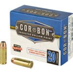 COR38X12520 1 CORBON 38SUPER+P 125GR JHP 20/500