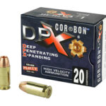 CORDPX45160 1 CORBON DPX 45ACP 160GR BR X 20/500