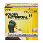 F123SGW4 1 FIOCCHI 12GA #4 GOLDEN 25/250