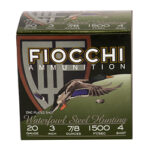 F203ST4 1 FIOCCHI 20GA #4 FLYWAY STEEL 25/250