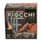 F20HV5 1 FIOCCHI 20GA #5 HV LEAD HUNT 25/250