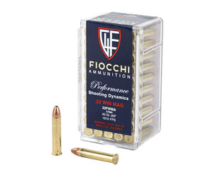 FIOCCHI 22WMR 40GR JSP 50/2000