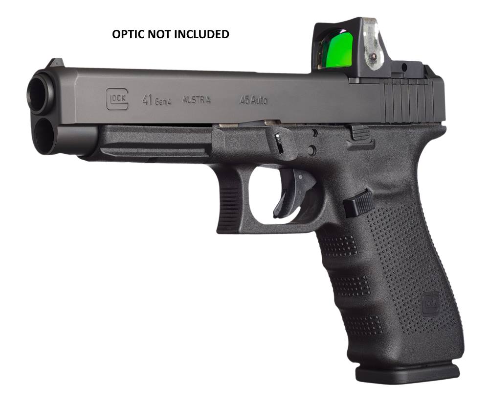 Glock 41 Gen4 MOS .45 ACP 5.3 inch barrel black adjustable sights three 13-round magazines