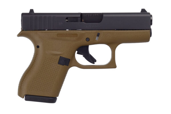 GLUI4250201DE scaled GLOCK G42 G3 FDE 380ACP 6+1 3.25" #