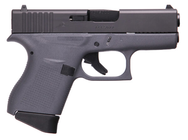 GLUI4350201GF scaled GLOCK G43 G3 GRAY 9MM 6+1 3.39" FS