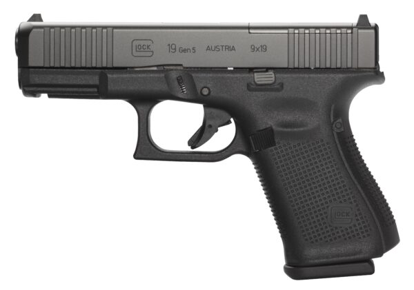 Glock19Gen5Left 1 scaled GLOCK G19 G5 9MM 15+1 4.0" MOS FS