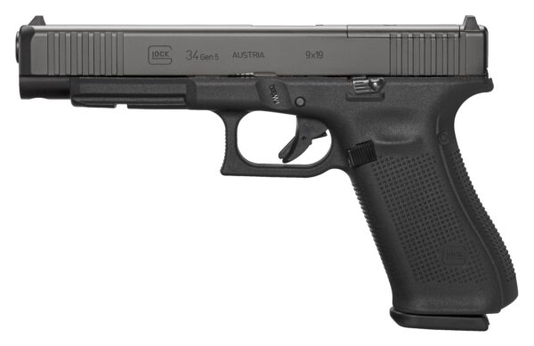 Glock34Gen5Left scaled GLOCK G34 G5 9MM 10+1 5.3" MOS FS