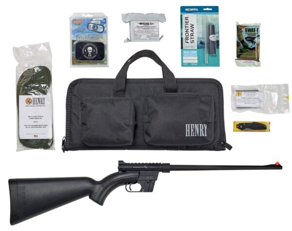 H002BSGB HENRY REPEATING ARMS HENRY SURVIVAL PACK 22LR BLK