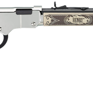 Henry American Eagle Golden Boy .22 LR 20 inch octagon barrel engraved walnut stock nickel receiver