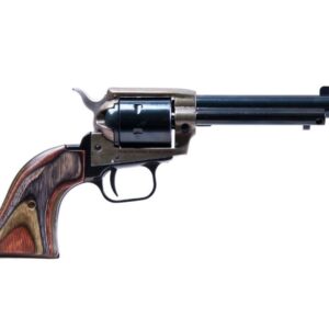 Heritage Rough Rider 4.75 inch simulated case-hardened revolver with camo laminate grips