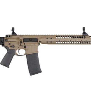 LWRC IC-A5 5.56 NATO Flat Dark Earth rifle with modular rail and ambidextrous controls
