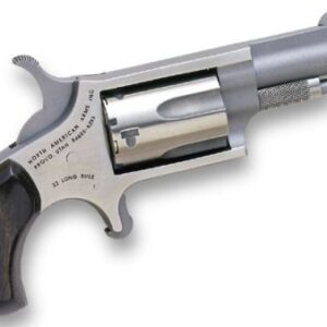 North American Arms Mini Revolver .22 LR stainless with rosewood bird's-head grip 5-shot 1.65 in barrel