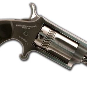 North American Arms The Wasp .22 Winchester Magnum mini-revolver stainless frame with black rubber grip