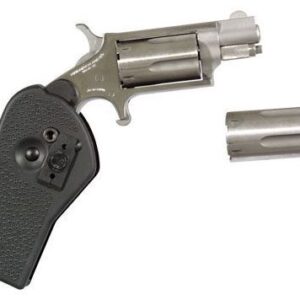 North American Arms Mini Revolver .22 Mag/.22 LR 1 1/8" stainless with holster grip