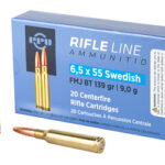 PPUPP6SWF 1 PPU 6.5X55 SWEDISH FMJ 139GR 20/200