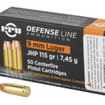 PPUPPD91 1 PPU 9MM JHP 115GR 50/1000