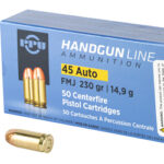 PPUPPH45F 1 PPU 45ACP FMJ 230GR 50/500