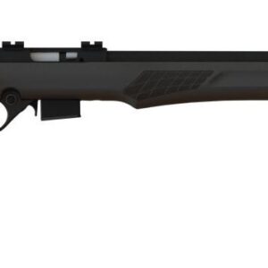 ROSSI RB22M .22 WMR bolt-action rifle with 21-inch barrel and black synthetic Monte Carlo stock
