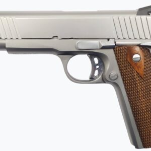 Armscor/Rock Island Armory Rock Stainless .45 ACP 1911, 5 inch barrel, stainless finish, wood grips