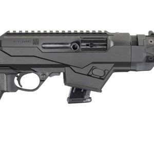 Ruger PC Carbine 9mm with 16.12 inch threaded fluted barrel and Magpul MOE stock in black