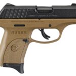 RU3297 RUGER EC9S 9MM BLK/FDE 7+1 FS SAFETY