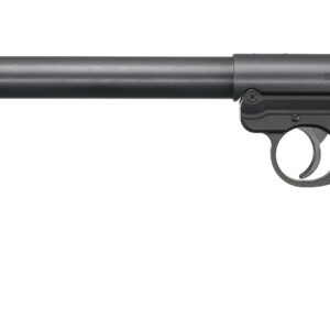 Ruger Mark IV Target .22 LR 10 inch blued bull barrel pistol with checkered synthetic grips