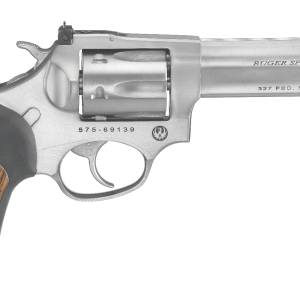 Ruger SP101 .327 Federal Magnum 4.2-inch satin stainless revolver with black rubber and wood-insert grip