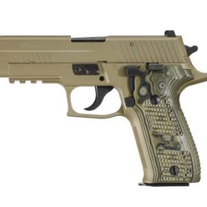 Sig Sauer P226 Scorpion 9mm FDE with Hogue G10 grips and SIGLITE night sights