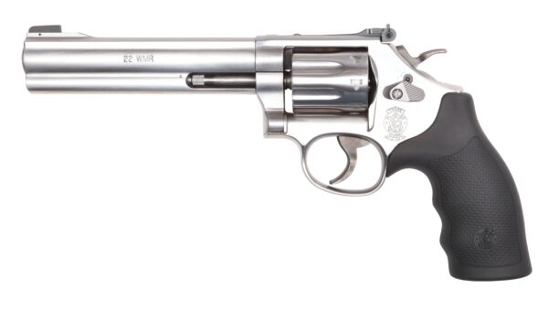 SM12460 SMITH AND WESSON 648 22MAG 6" SS/SYN 8RD AS