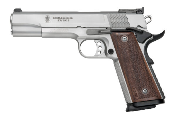 SM178047 SMITH AND WESSON SW1911 9MM 10+1 5" SS/WD AS