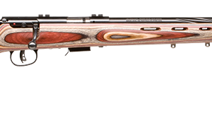 Savage 93 BRJ 21 inch spiral-fluted barrel Royal Jacaranda laminate stock .22 WMR rifle