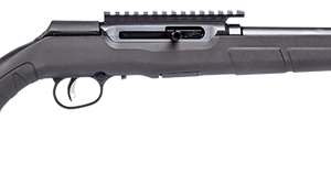 Savage A22 FV-SR .22 LR rifle with 16.5-inch threaded barrel and synthetic stock