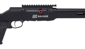 Savage A22 Precision .22 LR rifle with 18-inch heavy threaded barrel and MDT aluminum chassis