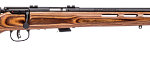 Savage Mark II BTV .22 LR 21-inch heavy barrel laminate thumbhole stock