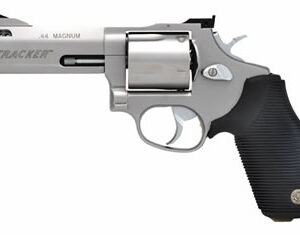 Taurus Tracker 44 stainless 4-inch revolver .44 Magnum with rubber grip